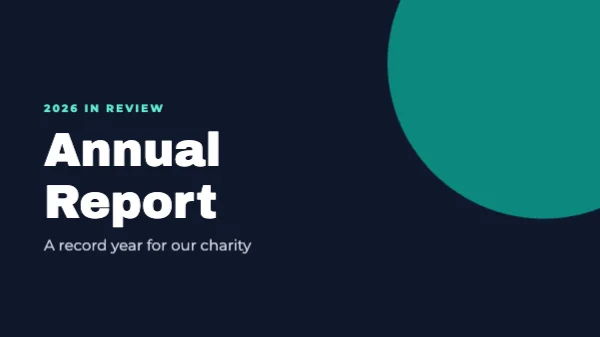 Annual report presentation template
