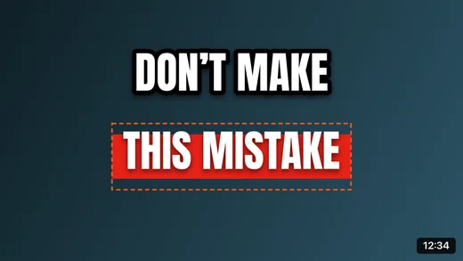 Red banner youtube thumbnail template