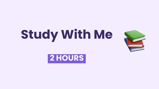 Study with me youtube thumbnail template preview